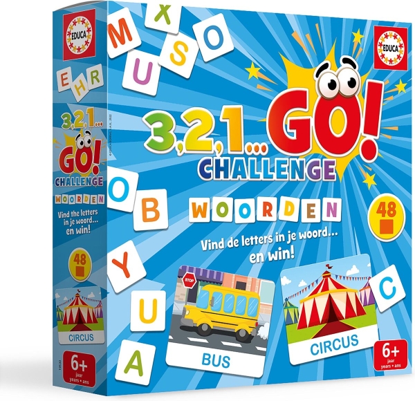 Just Games 321 GO CHALLENGE - Educatief spel - woorden