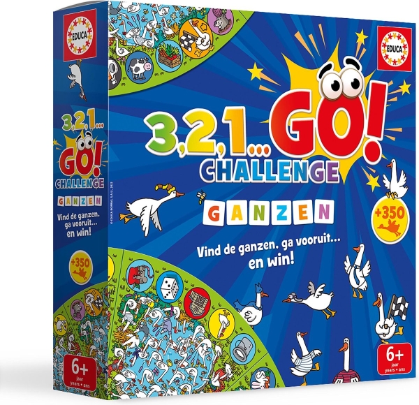 Just Games 321 GO CHALLENGE - Educatief spel - ganzen