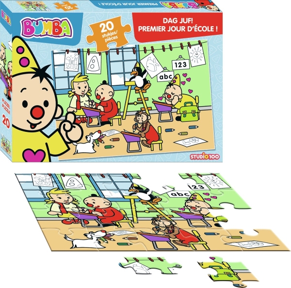 Bumba puzzel, dag juf, 20 stukjes